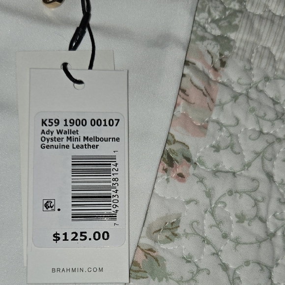 Brahmin Shayna Crossbody Bag And Ady Wallet Set In Oyster Mini Melbourne - Picture 16 of 16